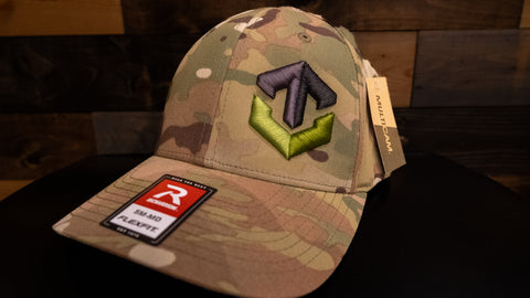 Multi Camo Puffy Icon Hat