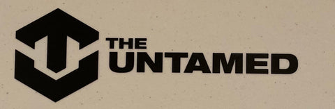 The Untamed Black Logo Vinyl Decal