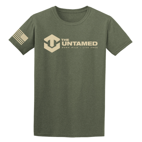 The Untamed Basic Tee -Military Green
