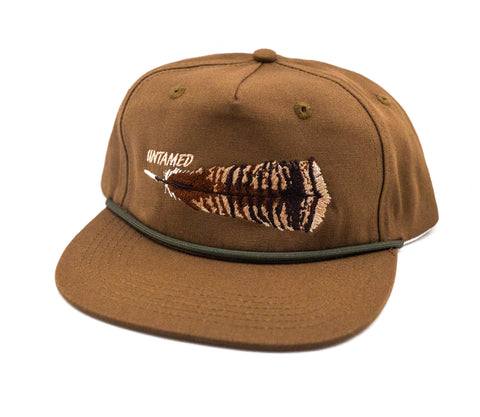 Turkey Feather Rope Hat